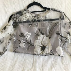 Floral Cropped Top